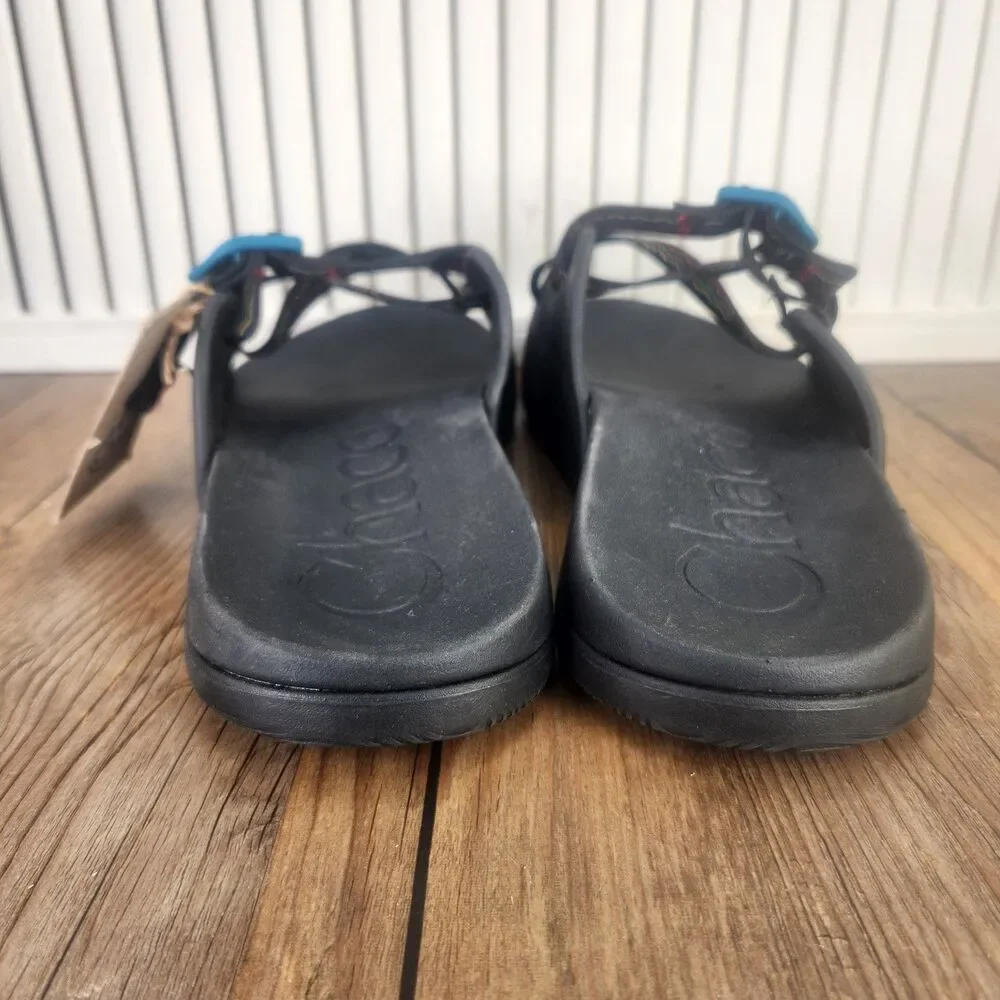 Chaco Chillos Slide Lasagna Mens 14 Black Casual Comfort Beach Sandals JCH108719